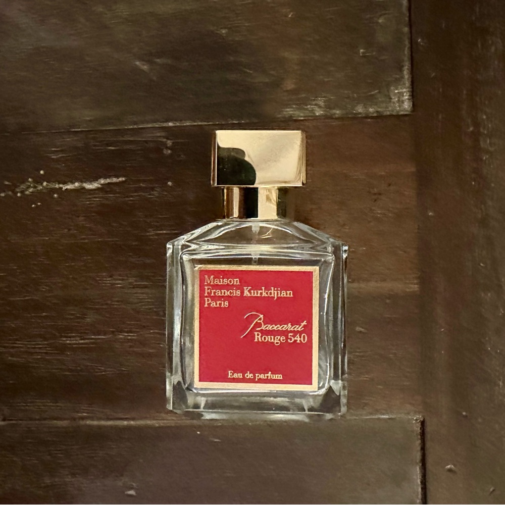 Maison Francis Kurkdjian Baccarat Rouge 540 empty perfume bottle